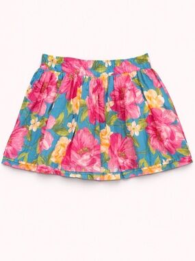 Hollister Floral Cotton Mini Skirt